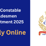 CISF Constable Tradesmen Recruitment 2025