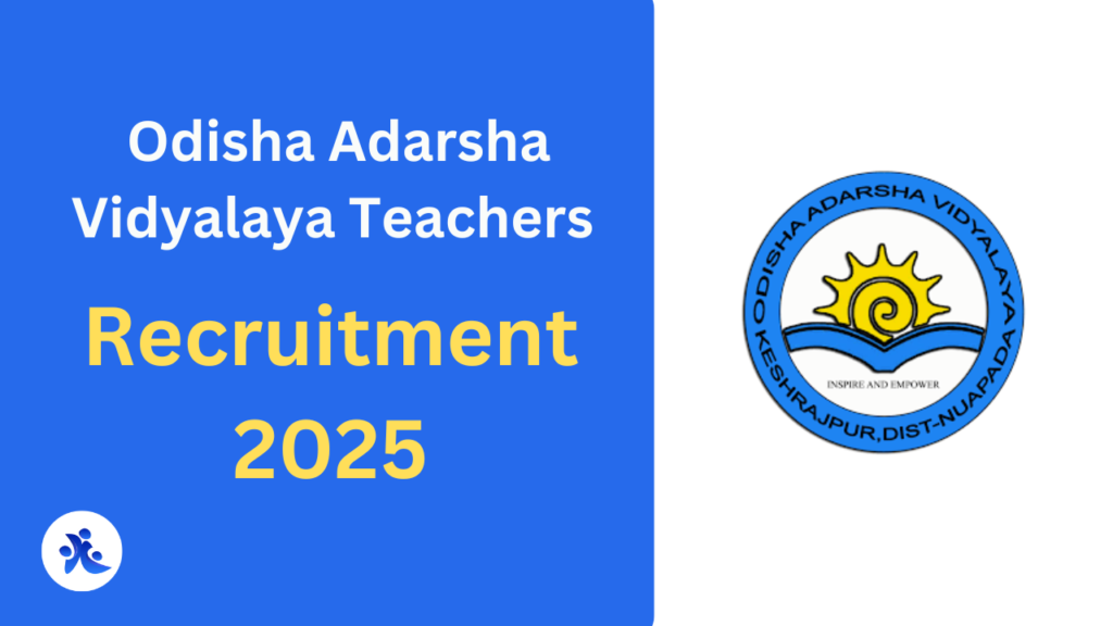 Odisha Adarsha Vidyalaya recruitment