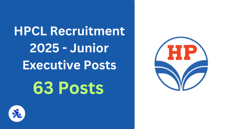 HPCL Recruitment 2025 - Junior Executive Posts