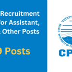 CPCB Recruitment 2025 for Assistant, MTS & Other Posts