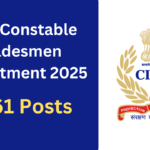 Central Industrial Security Force Recruitment